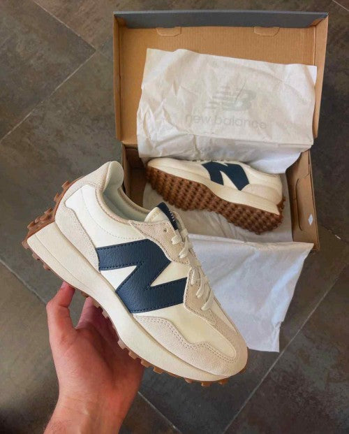 Neww Balance 327 White Navy 5077
