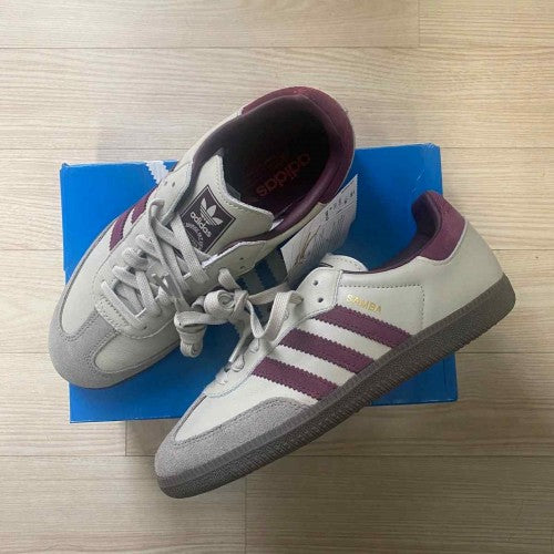 adidasss Samba OG Putty Grey Maroon