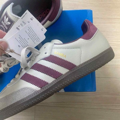 adidasss Samba OG Putty Grey Maroon