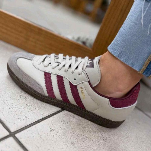 adidasss Samba OG Putty Grey Maroon