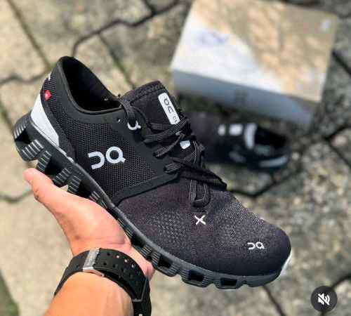On Cloud x 3 Running Trainer All Black 128 Sale