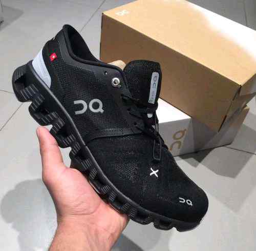 On Cloud x 3 Running Trainer All Black 128 Sale