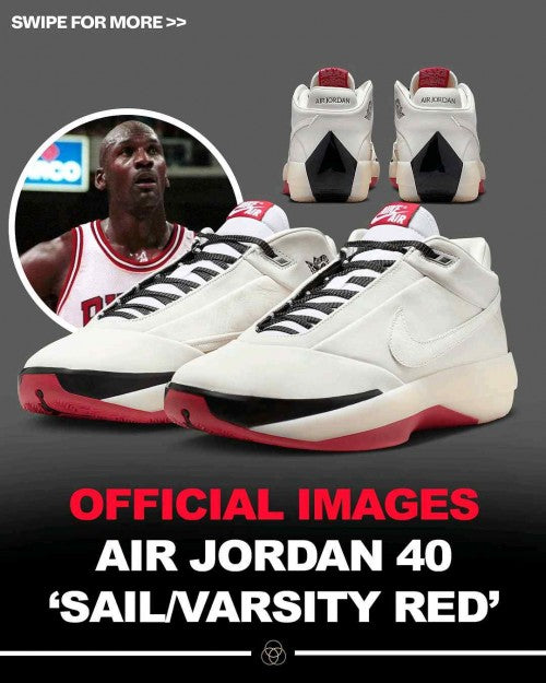 Air Jordan 40 Chicago SAIL VARSITY RED