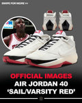 Air Jordan 40 Chicago SAIL VARSITY RED