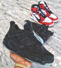 Nik_e Air Jordan Retro 4 Kaws Black 236