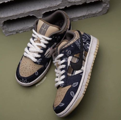 Nik_e sb Dunk x travis scott bandana with og box Sale