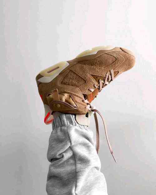 Travis Scott x Air Jordan 6 AJ6-British Khaki With accessories