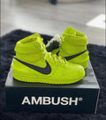 Nik_ee Dunk High x Ambush Flash Lime