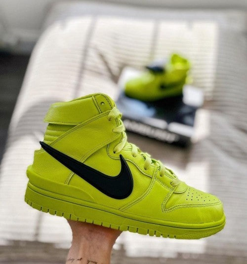 Nik_ee Dunk High x Ambush Flash Lime