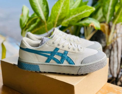 Asicss Court Trail Sneakers White Blue
