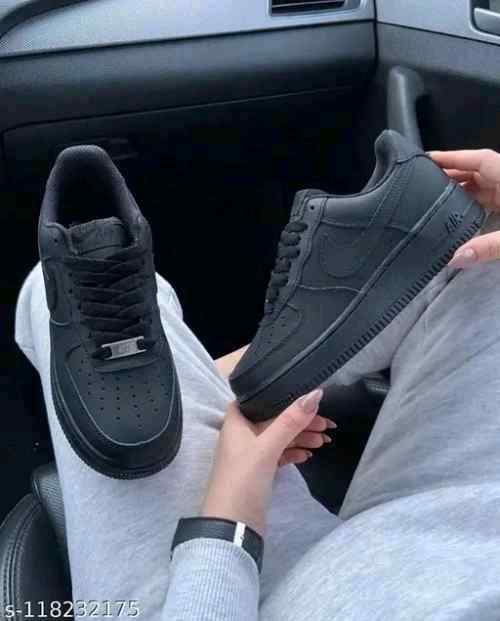 NikEe airforce 1 black semi ua quality