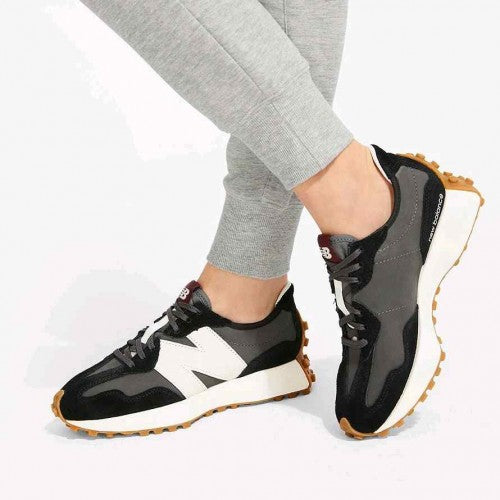 New balancee 327 moonbeam black grey white