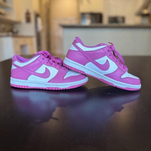 Nikee Sb Dunk Low Gs Active Fuchsia White Fix