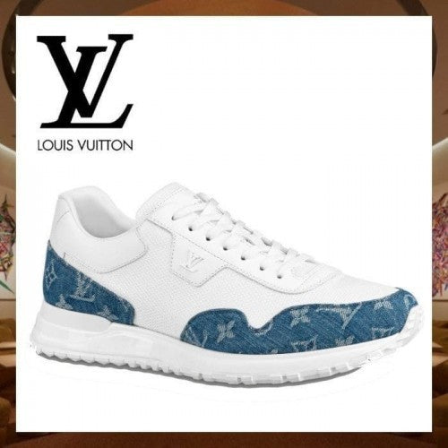 Louis Vuitton LV Runaway Monogram Denim White Blue Fix