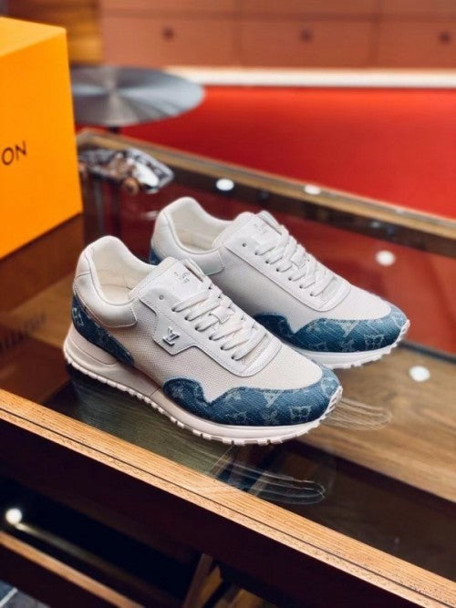 Louis Vuitton LV Runaway Monogram Denim White Blue Fix