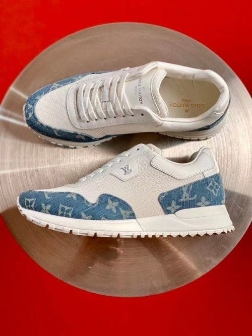 Louis Vuitton LV Runaway Monogram Denim White Blue Fix