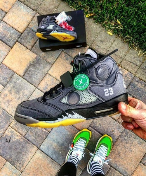 Nik_ee Air Jordan 5 Muslin X Off_ White 404