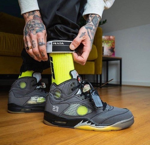 Nik_ee Air Jordan 5 Muslin X Off_ White 404