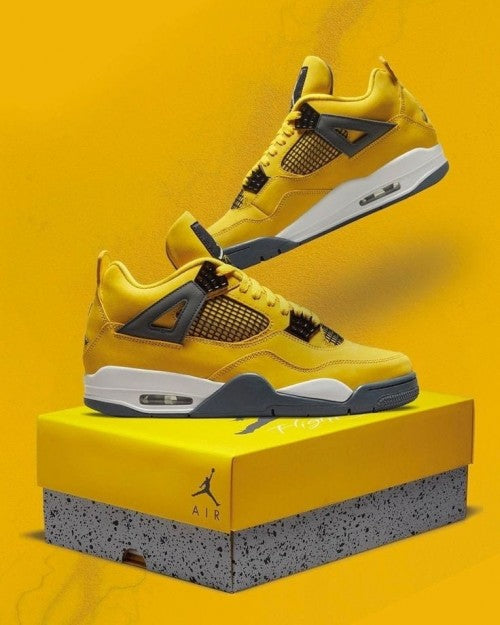 Air Jordan Retro 4 Lightning Semi UA Quality