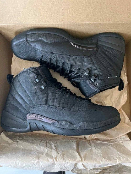 Nikee Air Jordan Retro 12 Winterized Triple Black