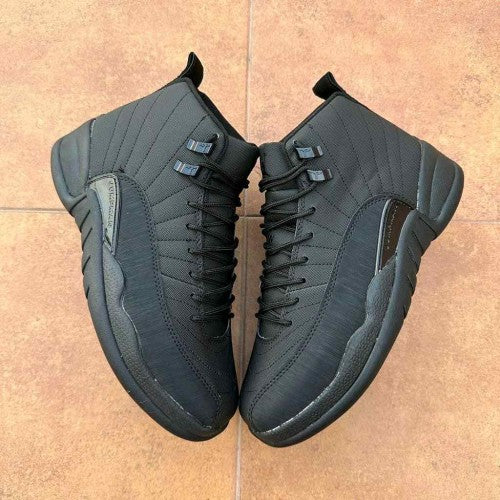 Nikee Air Jordan Retro 12 Winterized Triple Black