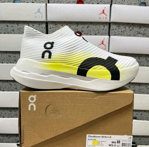 On Cloudboom Strike LS White Yellow 5067