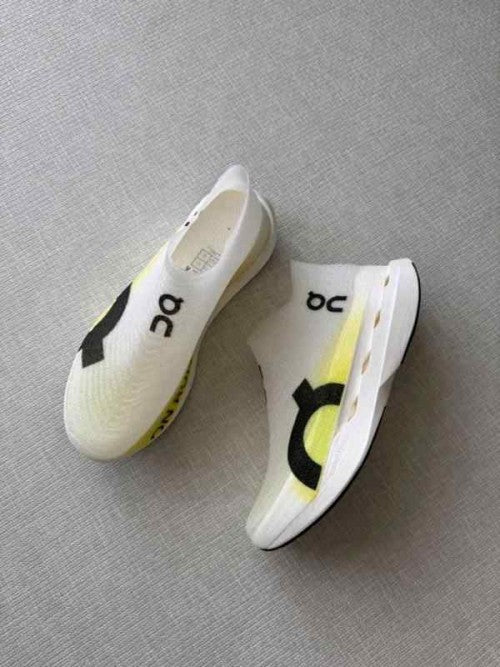 On Cloudboom Strike LS White Yellow 5067