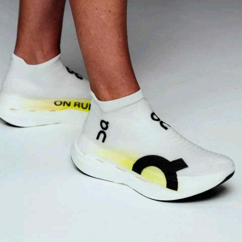 On Cloudboom Strike LS White Yellow 5067