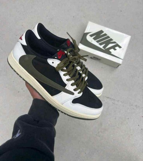Nik_e Air Jordan Retro 1 Low X Travis Scott Olive UA QUALITY 218