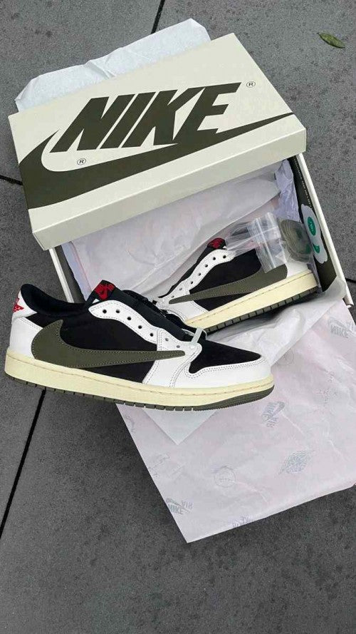 Nik_e Air Jordan Retro 1 Low X Travis Scott Olive UA QUALITY 218