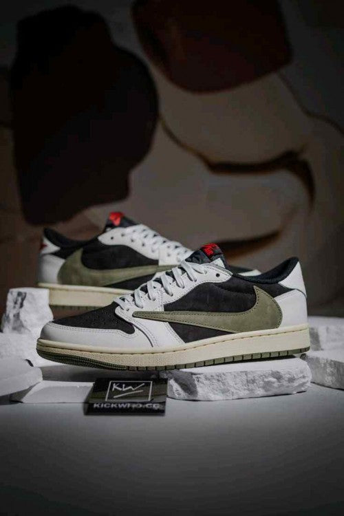 Nik_e Air Jordan Retro 1 Low X Travis Scott Olive UA QUALITY 218