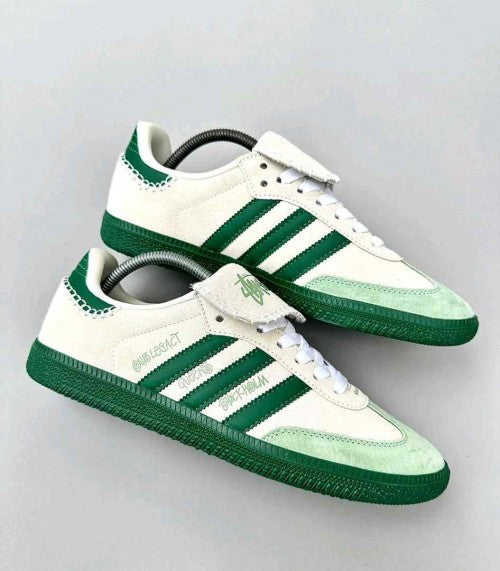 ADIDASS SAMBA X STUSSY WHITE_GREEN