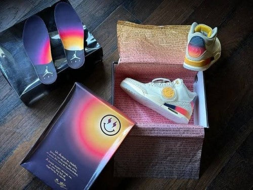 J Balvin x Air Jordan 3 UA Quality With same Plastic Cover Packing UA Quality