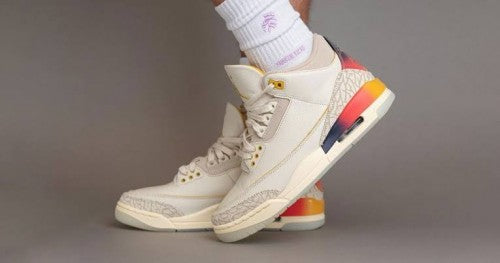 J Balvin x Air Jordan 3 UA Quality With same Plastic Cover Packing UA Quality