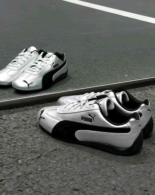 Pumaa Speedcat Metallic Silver Black