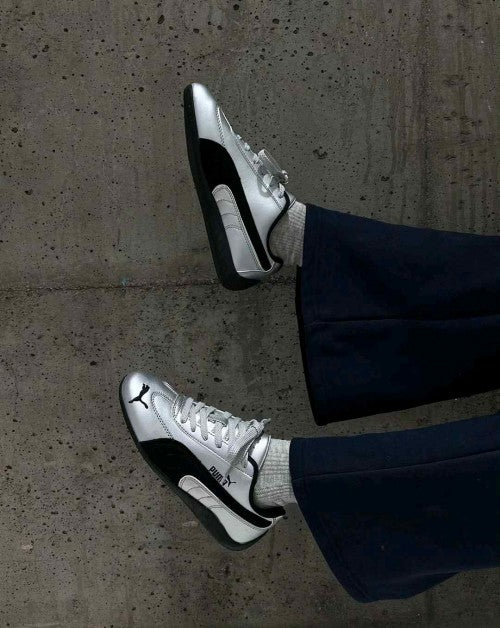 Pumaa Speedcat Metallic Silver Black