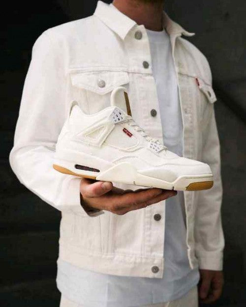 Nik_e Air Jordan Retro 4 X Levis 274