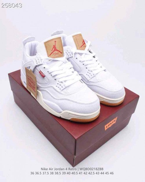 Nik_e Air Jordan Retro 4 X Levis 274