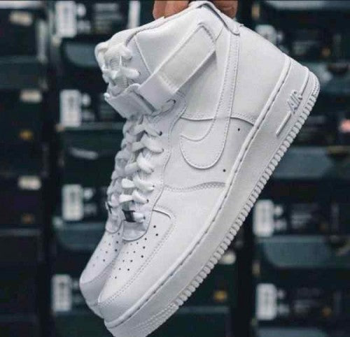 Nikee Airforce 1 Mid Leather White 5076