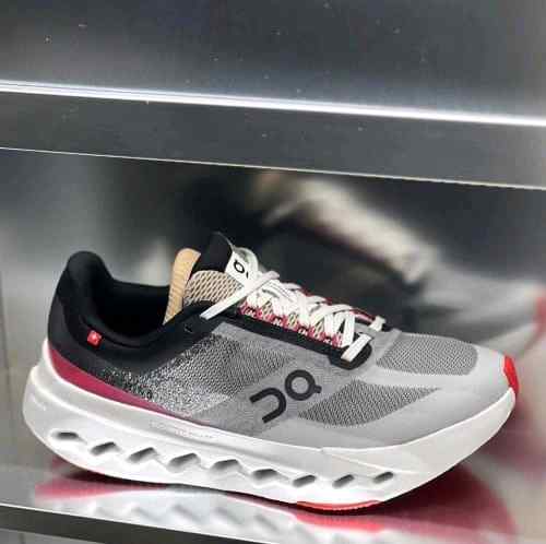 On Cloud Surfer Next White Black Red