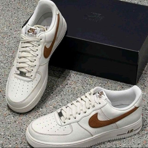 Nikee AirForce 1 Low IvorySaddle Brown