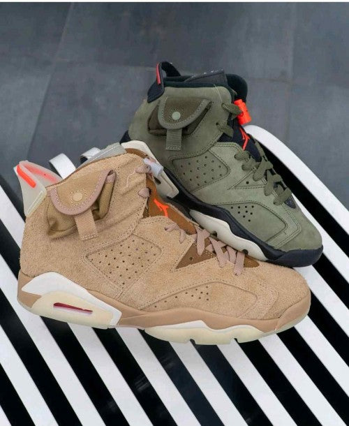 Travis Scott x Air Jordan 6 AJ6 - British Khaki