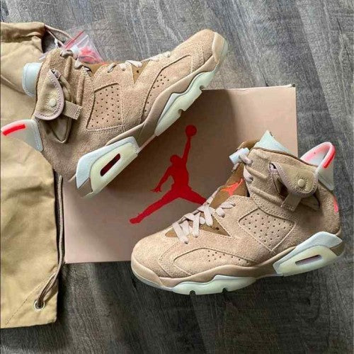 Travis Scott x Air Jordan 6 AJ6 - British Khaki