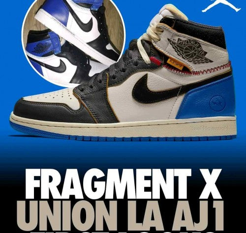 Air jordan 1 X Union LA X Fragment