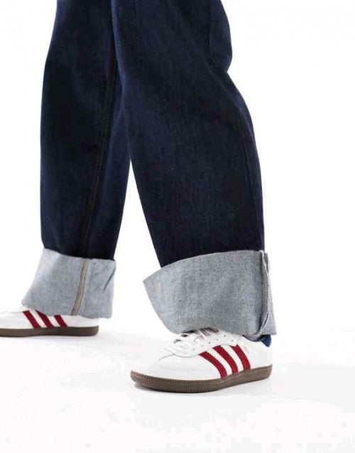 Adidass Samba OG Core White Victory Red