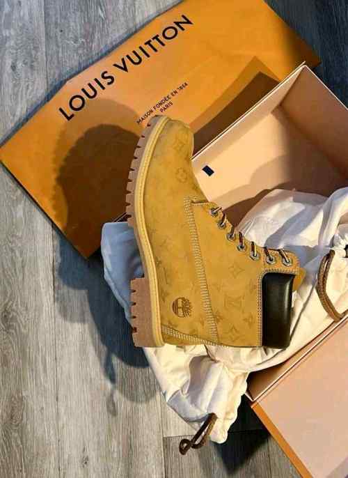 Louiss Vuittonn X Timberland Ankle Boots