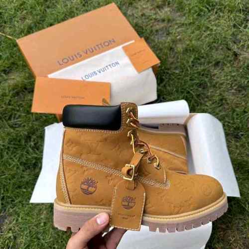 Louiss Vuittonn X Timberland Ankle Boots