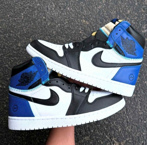 Fragment X Union LA X Nikee Air Jordan 1 High OG White Blue