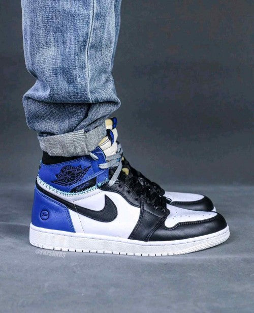 Fragment X Union LA X Nikee Air Jordan 1 High OG White Blue