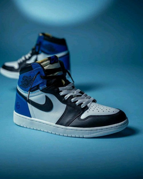 Fragment X Union LA X Nikee Air Jordan 1 High OG White Blue